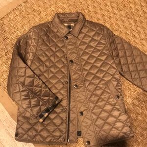 Kids Burberry quilted jacket